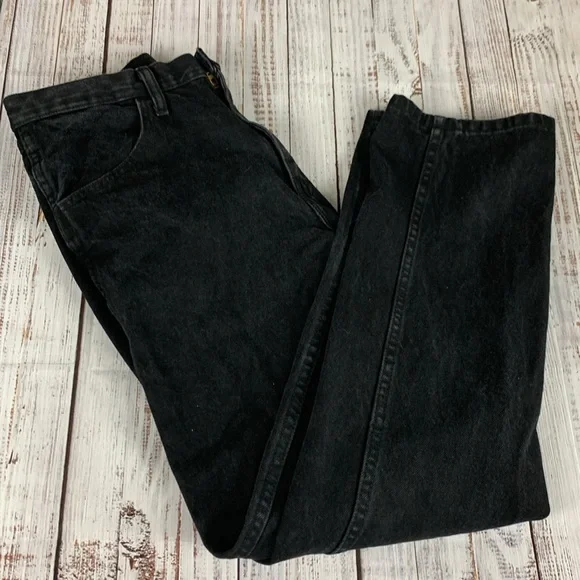 Rustler straight leg black jeans sz 33x30 - Picture 10 of 13